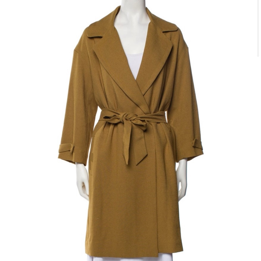 Diane Von Furstenberg Camel Trench Coat